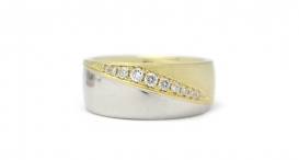 R1114-291 - white and yellow gold, diamonds - foto č. 122