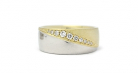 R1114-291 - white and yellow gold, diamonds - foto č. 108