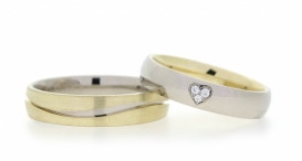 W2255-674 - snubní prsteny vyrobené ze zlata s diamanty - foto č. 209