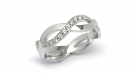 R1157 - white gold and diamonds - foto č. 90