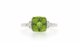 50-70051-9855W Peridot 8mm + dia 0,045ct - 928C - foto č. 542