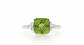 50-70051-9855W Peridot 8mm + dia 0,045ct - 928C - foto č. 449