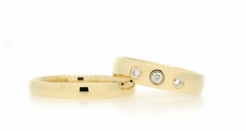 W2397-990 - snubní prsteny vyrobené ze zlata s diamanty - foto č. 68
