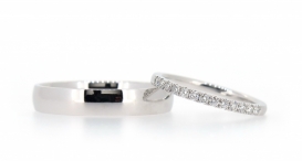 W2399-994 - snubní prsteny vyrobené z bílého zlata s diamanty - foto č. 121
