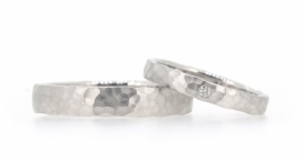 W2401-995 - snubní prsteny vyrobené z bílého zlata s diamantem - foto č. 66