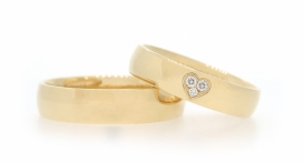 W2434-1034 - snubní prsteny vyrobené ze zlata s diamanty - foto č. 94