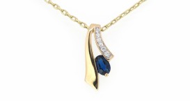 W40-36876-1551-YRh-Dia 0,05ct Sapp 6x4mm-1,47g-126-17090-90053C - foto č. 416