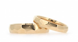 W2556-1319 - snubní prsteny vyrobené z růžového zlata - foto č. 5