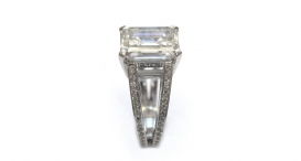 R1023 - prsten vyrobený z platiny s diamanty - foto č. 141