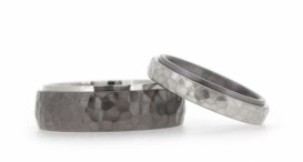 W2594-1387 - snubní prsteny vyrobené z tantalu a platiny - foto č. 29