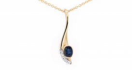 40-71184-1551-YRh-Dia 0,05ct + Sapp 5x4mm-0,88g-13200-090251C - foto č. 210