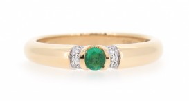 50-01227-1751-YRh-Dia 0,04ct + Em 3,3mm-3,37g-v58-96-19100-090309C - foto č. 161