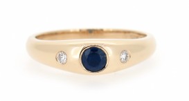 50-01921-1550-Y-Dia 0,04ct + Sapp 4mm-2,49g-105-17800-090310C - foto č. 156