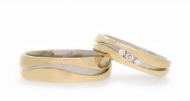 W2621-1430 - snubní prsteny vyrobené ze zlata s diamanty - foto č. 7