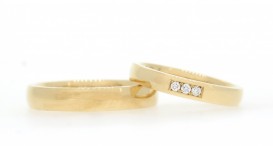W2624-1435 - snubní prsteny vyrobené ze zlata s diamanty - foto č. 6