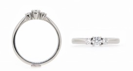 R1322-1441 - prsten vyrobený z platiny s diamanty - foto č. 11
