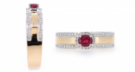 50-40085-1652-YW-Dia 0,23ct Ruby 4x5mm-3,93g-60-282-42600-090389C - foto č. 84