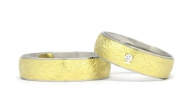 W2108-349 - bílé a žluté zlato, diamant - foto č. 410