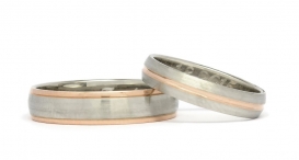 W2124-363 - snubní prsteny vyrobené ze zlata - foto č. 256
