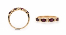 VIS-28951RDR-Y-18K-3,74g-4ks Rub 0,94ct-9ks Dia 0,06ct-V56-650-52800-090459C (3) - foto č. 10