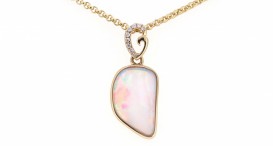 EW-53-12012-14k-Austr.Opál 2,70ct Dia0,09ct-2,81g-896-72500-090453C - foto č. 1