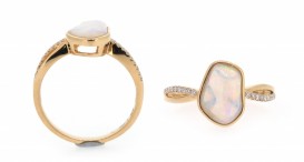 EW-53-11886-R-18k-Austr.Opál 0,94ct Dia. 0,13ct-940-74900-090452C - foto č. 4