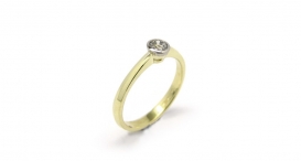 R1044 - white and yellow gold, diamonds - foto č. 170