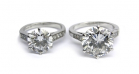 R1052 - prsteny vyrobené z platiny s diamanty - foto č. 53