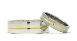 W2211-560 - snubní prsteny vyrobené ze zlata a stříbra - foto č. 240