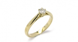 R1091-238 - prsten vyrobený ze zlata s diamantem - foto č. 98